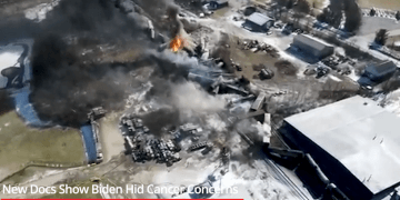 New Docs Show Biden Hid Cancer Concerns After East Palestine Train Derailment